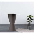 Mesa Lateral Redonda Bery Cinza Mushroom