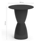 Mesa Lateral Redonda Bery Preta