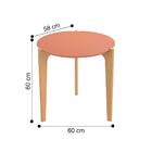 Mesa Lateral Redonda Canadá Luanda Freijó