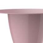 Mesa Lateral Redonda Com Tampo Bery Calla Rose