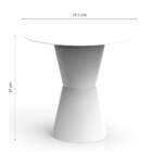 Mesa Lateral Redonda Dub Branca