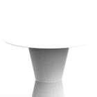 Mesa Lateral Redonda Dub Branca