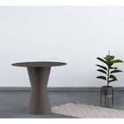 Mesa Lateral Redonda Dub Cinza Mushroom