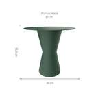 Mesa Lateral Redonda Dub Verde Alecrim