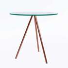 Mesa Lateral Redonda Gabriela Cobre