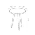 Mesa Lateral Redonda Legs Nature