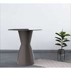 Mesa Lateral Redonda Nobe Cinza Mushroom