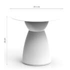 Mesa Lateral Redonda Rad Branca