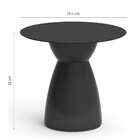 Mesa Lateral Redonda Rad Preta