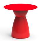 Mesa Lateral Redonda Rad Vermelha