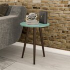 Mesa Lateral Redonda Rt3099 Movelbento Oliva