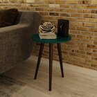 Mesa Lateral Redonda Rt 3144 Movelbento Turquesa