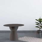 Mesa Lateral Redonda Sili Cinza Mushroom