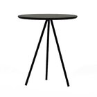 Mesa Lateral Redonda Trilegal Ø420x420x530 Preto