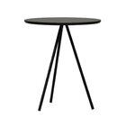 Mesa Lateral Redonda Trilegal Ø420x420x530 Preto