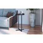 Mesa Lateral Redonda Volpi Preta 56 Cm