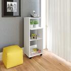 Mesa Lateral Retangular Bis Branca