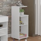 Mesa Lateral Retangular Bis Branca