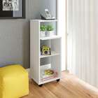 Mesa Lateral Retangular Bis Branca