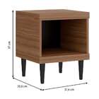 Mesa Lateral Retangular Easy Clic Montana 38 Cm