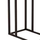 Mesa Lateral Retangular Elena Wood Preta