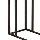 Mesa Lateral Retangular Emiliano Wood Preta