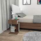 Mesa Lateral Retangular Madri Branca