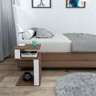 Mesa Lateral Retangular Madri Branca