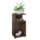 Mesa Lateral Retangular Toy Marrom