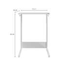 Mesa Lateral Retangular Up Branca