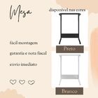 Mesa Lateral Retangular Up Branca