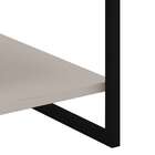 Mesa Lateral Retangular Véria Bege