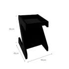 Mesa Lateral Retangular Zeus Preta