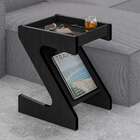 Mesa Lateral Retangular Zeus Preta