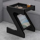 Mesa Lateral Retangular Zeus Preta