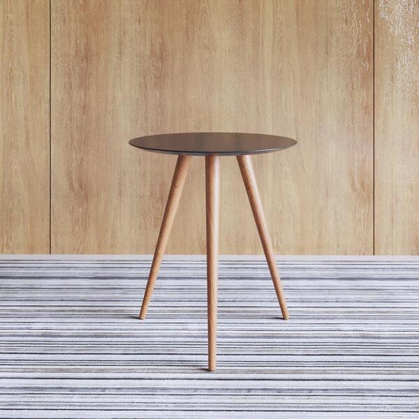 Mesa Lateral Retrô Alta Multimóveis Cr45093 Preto Laca