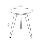 Mesa Lateral Retrô Baixa Multimóveis Cr45094 Bronzo