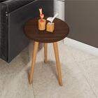 Mesa Lateral Retro Bruxelas Nogal