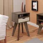 Mesa Lateral Retrô Com Gaveta Multimóveis Cr45135