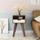 Mesa Lateral Retrô Com Gaveta Multimóveis Cr45135