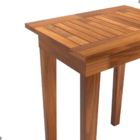 Mesa Lateral Ripada Para Sala Mumbai  Castanho