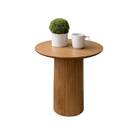 Mesa Lateral Rodonda 41cm Madeira Freijó