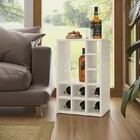 Mesa Lateral Sala Adega Bar Aparador Retrátil Cor Off White -