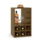 Mesa Lateral Sala Adega Bar Aparador Retrátil Malbec