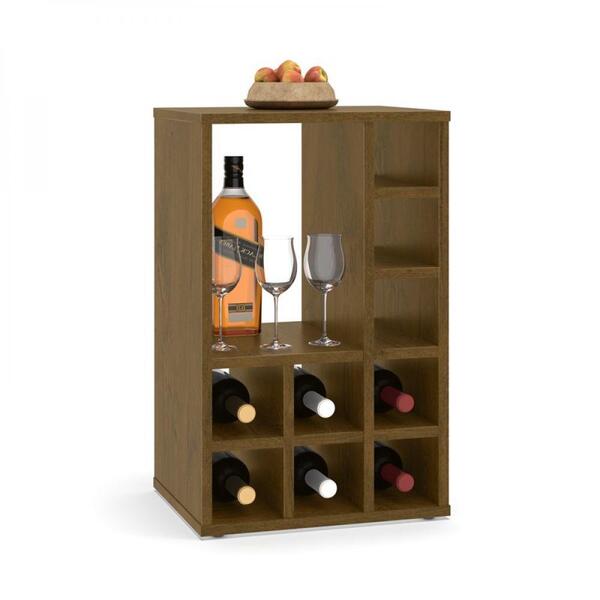 Mesa Lateral Sala Adega Bar Aparador Retrátil Malbec