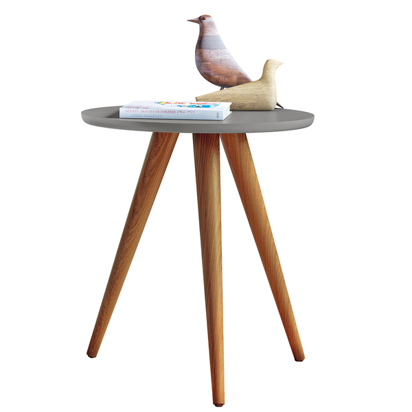 Mesa Lateral Sala De Estar Recepção 44cm Pés Palito Tailân Ci