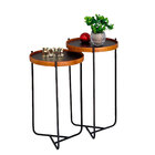 Mesa Lateral Sala Estar Apoio Canto Sofá Conjunto Rustico Peq