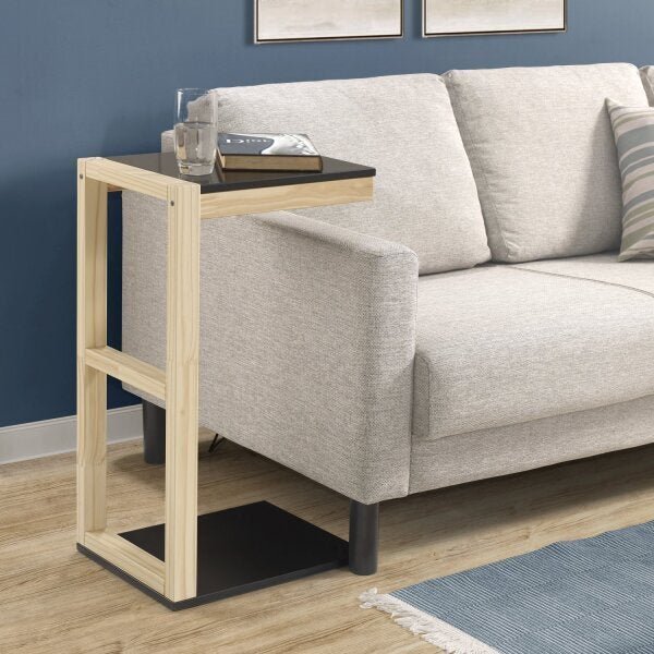 Mesa Lateral Sofá Madeira Maciça Guará Cabecasa Madeiraorigin