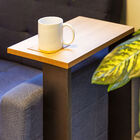 Mesa Lateral Sofá Madeira Peroba 40x70x25 1 Cm Mesa Lateral M