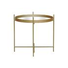 Mesa Lateral Sol Dourada D42cm